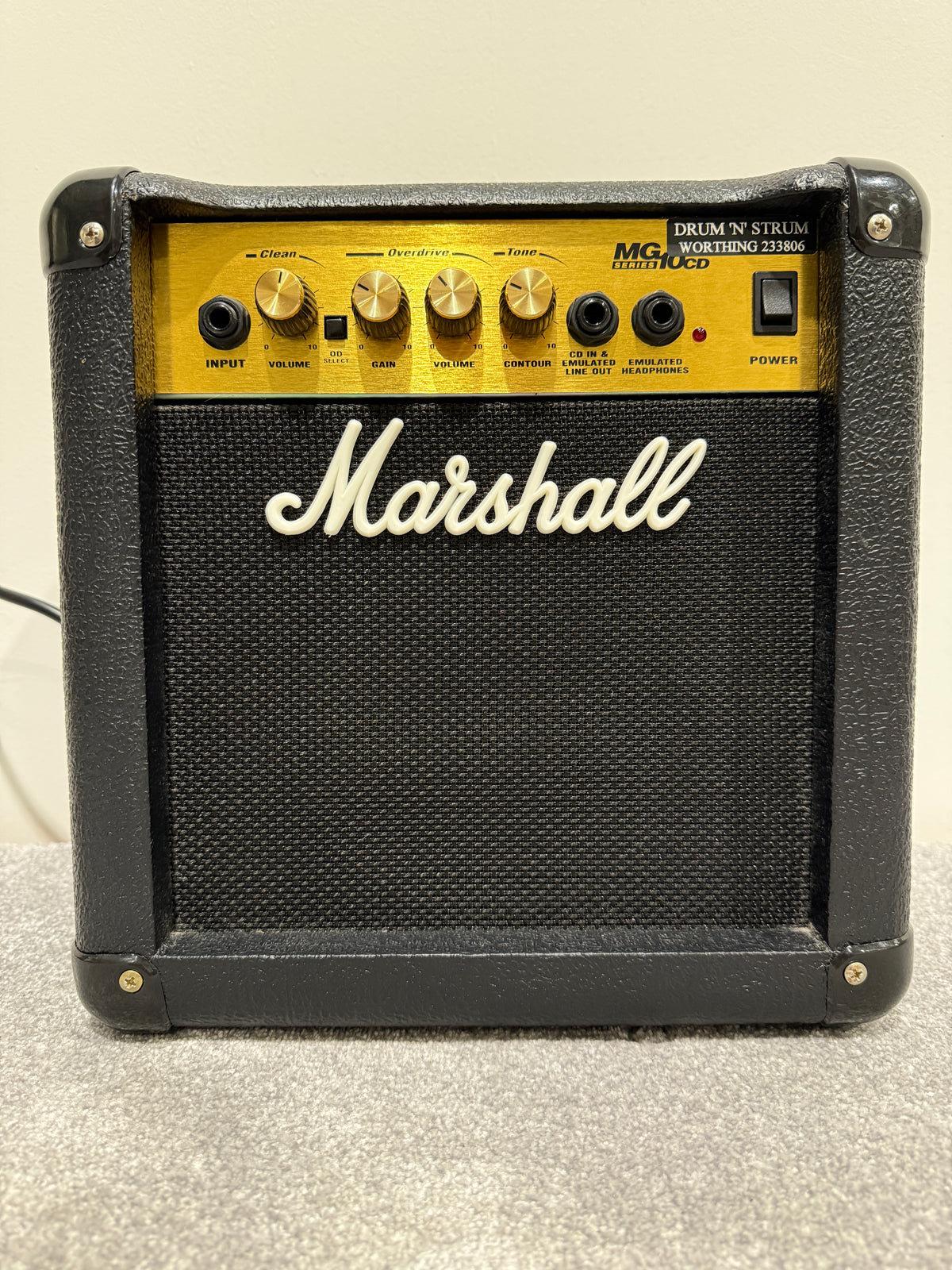 Marshall MG10CD Guitar Combo Twin Channel Amplifier