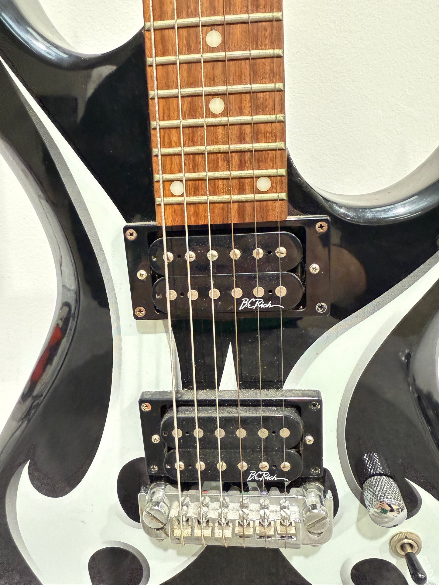 BC Rich Warlock Metal Electric Guitar with New Strap, Strings and Softcase