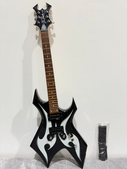 BC Rich Warlock Metal Electric Guitar with New Strap, Strings and Softcase