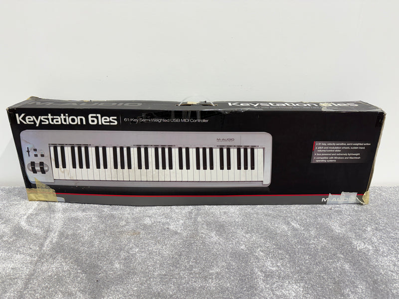 M-Audio Keystation 61es Semi Weighted USB Midi Controller / Keyboard - Image 3