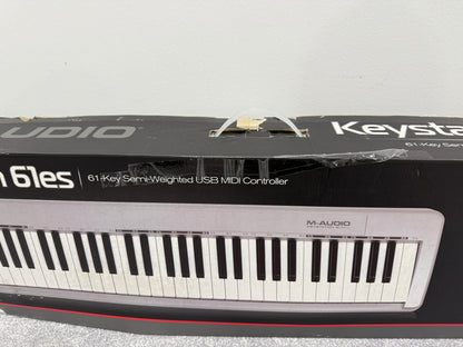 M-Audio Keystation 61es Semi Weighted USB Midi Controller / Keyboard
