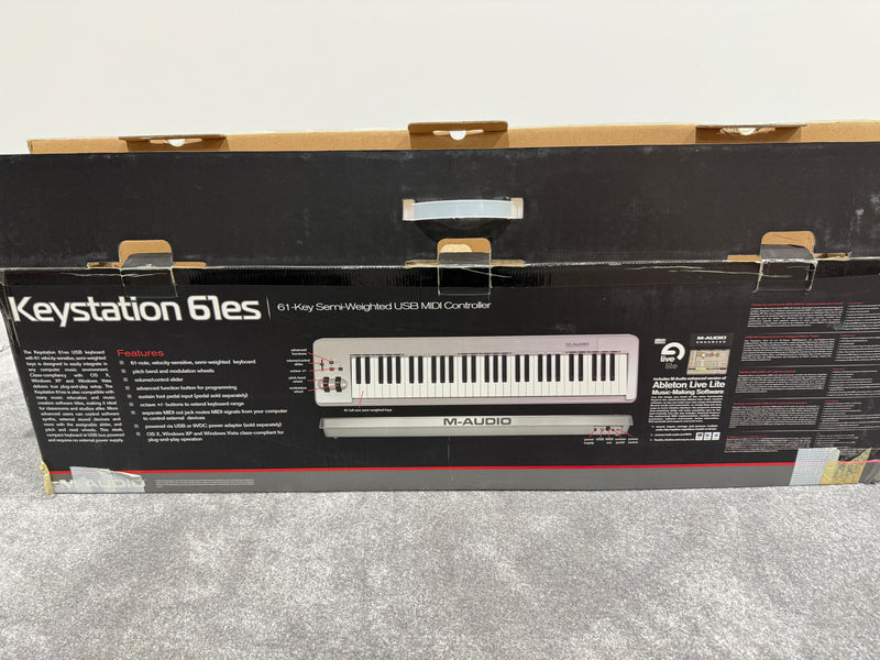 M-Audio Keystation 61es Semi Weighted USB Midi Controller / Keyboard - Image 12