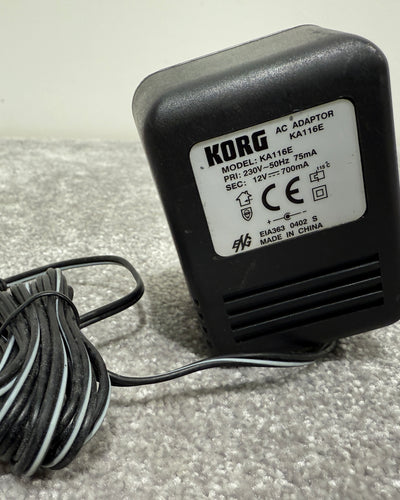 Korg Original 12v AC Adaptor - KA116E - UK Plug