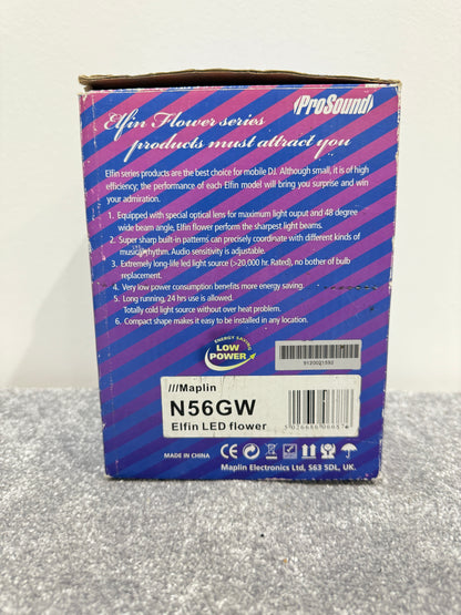 ProSound Elfin LED Disco Light - NG56GW - Flower Light