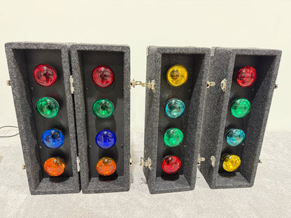 SoundLAB G005FB Disco Lights / Stage Lights Set with Spare Bulbs