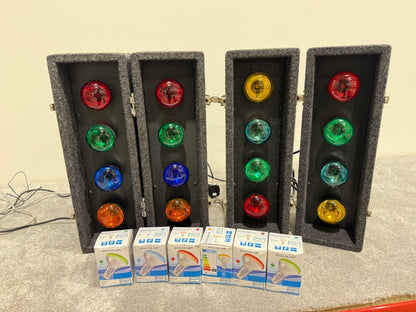 SoundLAB G005FB Disco Lights / Stage Lights Set with Spare Bulbs