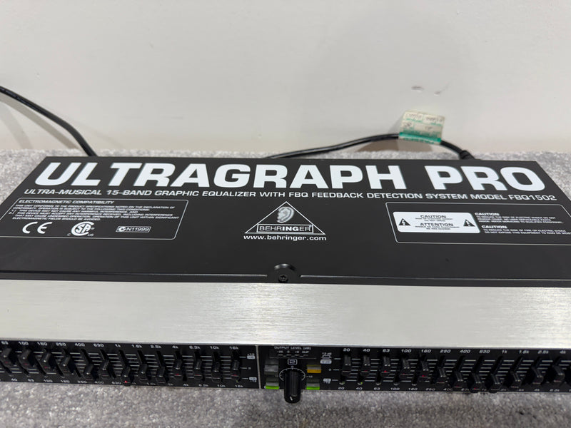 Behringer Ultragraph Pro - Graphic Equaliser (Rack Mountable) - Image 4
