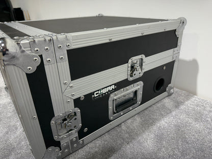 Cobra Case - Flight Case with 4U Rack Mount with Slide-Out Stand