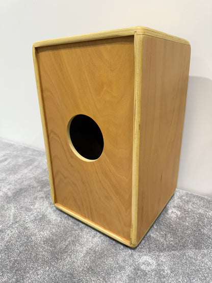 Gear4Music (G4M) Drum Box / Cajon - Teak with Travel Case