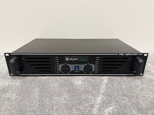 Skytec Pro-480 Stereo Power Rack Mounted Amplifier - Black