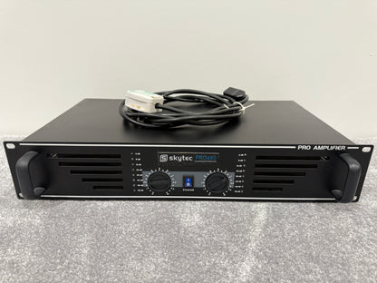 Skytec Pro-480 Stereo Power Rack Mounted Amplifier - Black