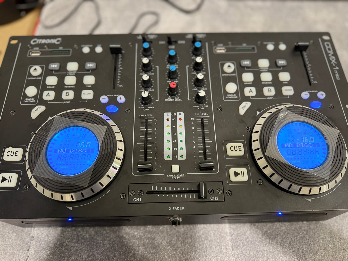 Citronic CDMX-1 Mk2 Professional CD / MP3 Player Mixer DJ