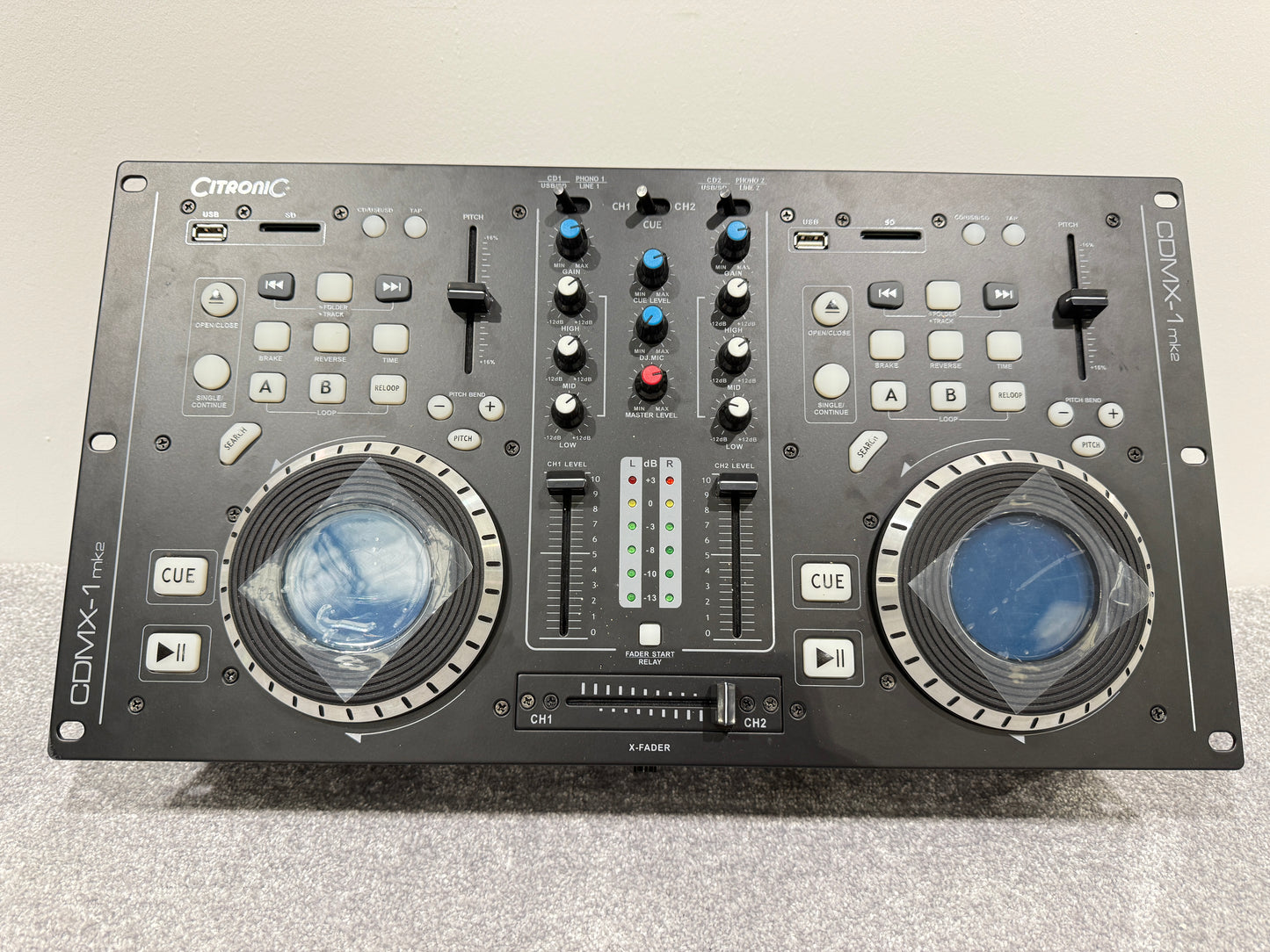 Citronic CDMX-1 Mk2 Professional CD / MP3 Player Mixer DJ