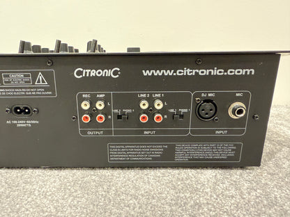Citronic CDMX-1 Mk2 Professional CD / MP3 Player Mixer DJ