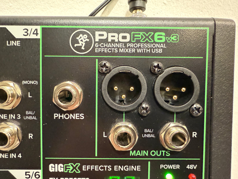 Mackie ProFX6v3 6-Channel Professional Effects Mixer with USB - Image 2