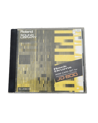 Roland rock drums ROM card SL-JD80-03 - Expansive Sound Library, Easy Integration - Excellent w/ Original case