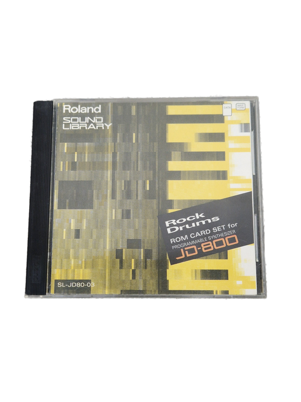 Roland rock drums ROM card SL-JD80-03 - Expansive Sound Library, Easy Integration - Excellent w/ Original case