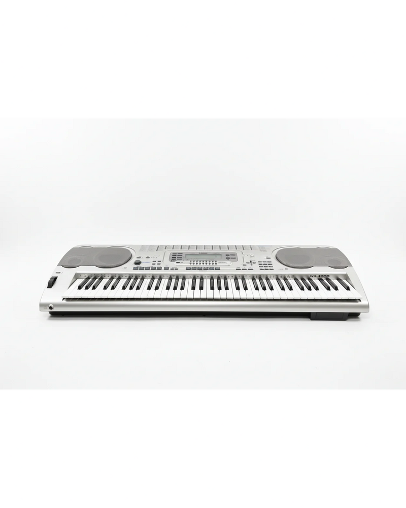 Casio WK-3200 - Digital Keyboard - White/Silver - Excellent w/ Power supply & 128mb SSD - Image 1