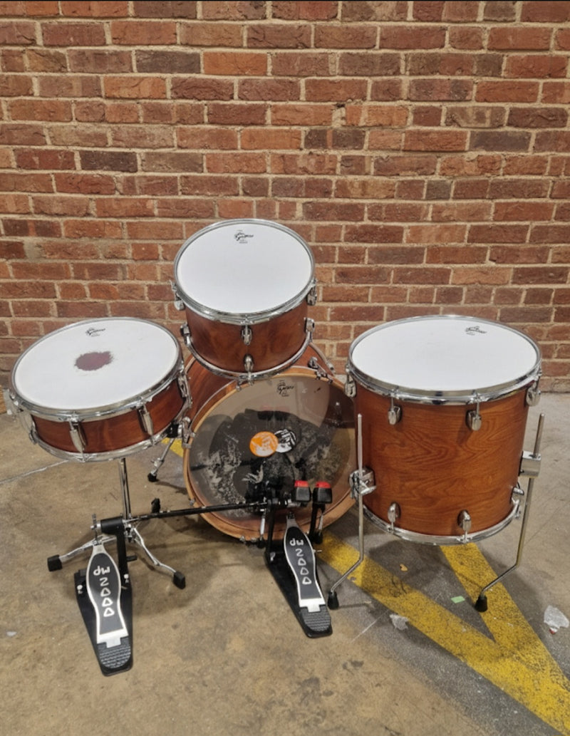 Gretsch Catalina 20” 4 Piece Drum Kit (BY REMO) - Compact Design - Excellent w/ Soft Case for each drum - Image 20