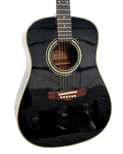 Ibanez PF10 - Acoustic Guitar - Black - Excellent w/ Soft Case