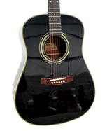 Ibanez PF10 - Acoustic Guitar - Black - Excellent w/ Soft Case - Image 1