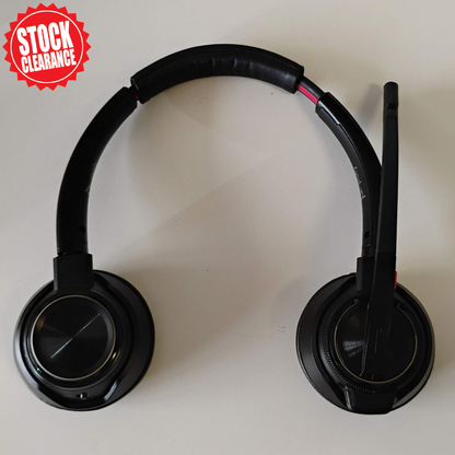 Plantronics Poly Savi W8220 – Wireless Headset System – Very Good w/ Charging Dock