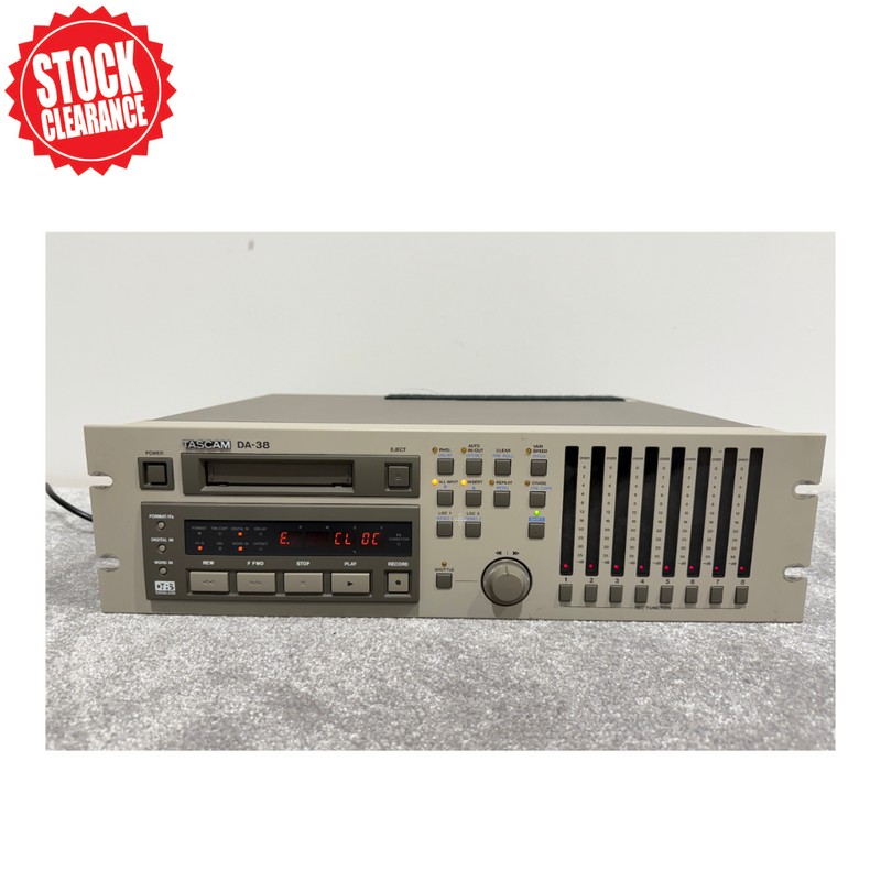 Tascam DA-38 Digital Multitrack Recorder - 8 Tracks, Timecode Support - Very Good w/ Manuals - Image 1