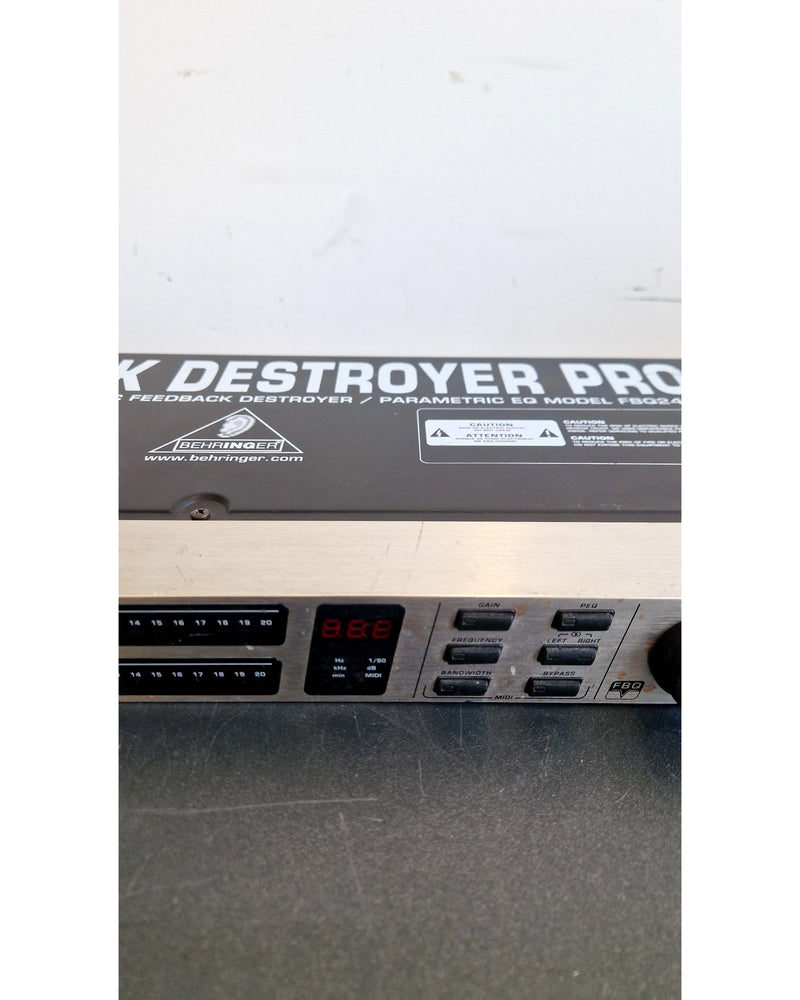 Behringer FBQ2496 - Effect Processor - Good - Image 3