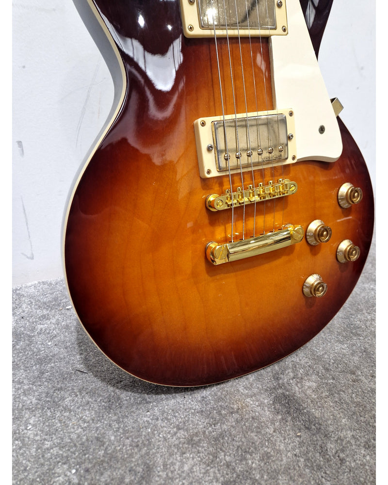 Vintage Reissued V100TSB Tobacco Sunburst Electric Guitar - Classic Design - Good - Image 16