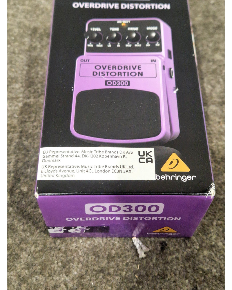 BEHRINGER OD300 Distortion - Effects Pedal - Excellent w/ Original Box & Manuals - Image 10