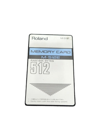Roland M-512E Memory Card – Memory Card - Excellent