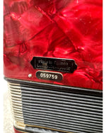 Galotta 12 Bass Accordion - Red – Accordion - Fair w/ Hard Case - Image 3