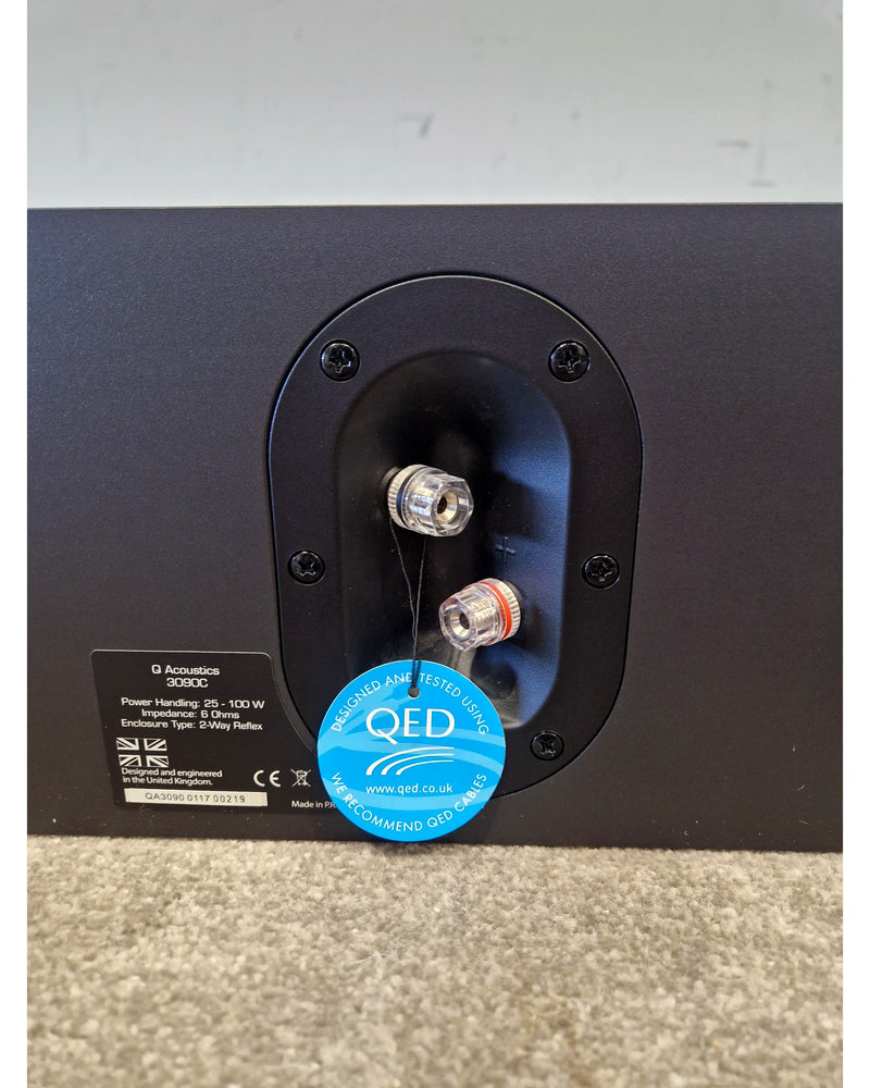 Q Acoustics 3090C Centre Channel Speaker - Black - Excellent w/ & tags - Image 5