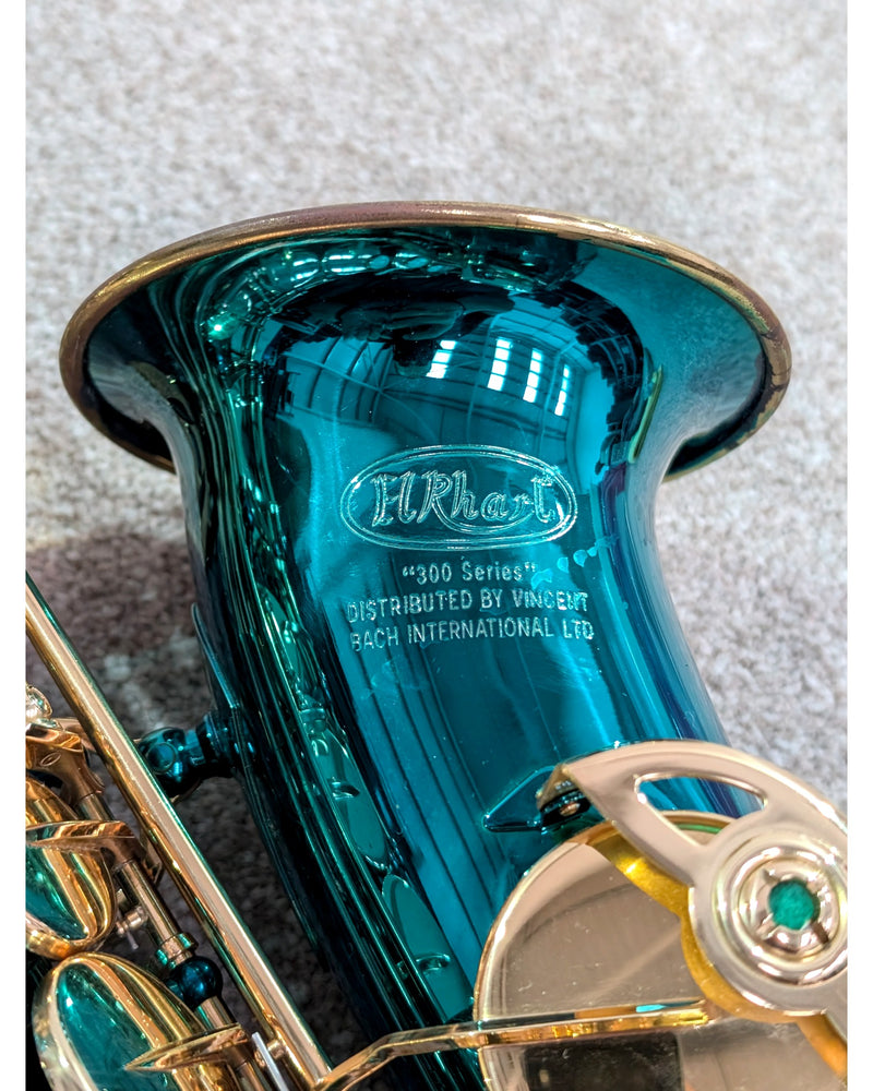 Elkhart 300 Series - Saxophone - Teal/Gold - Very Good - image 9