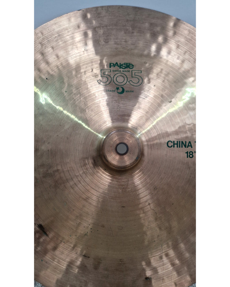18” Paiste 505 China Type Cymbal - Cymbal - Very Good - image 6