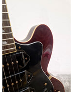Epiphone Riviera P93 - Semi-Hollow Electric Guitar - Dark Red - Excellent w/ Hard Case - Image 25