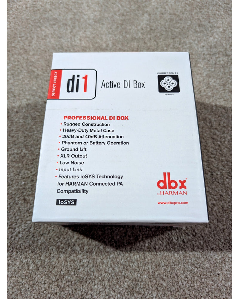 dbx di1 - DI Box - Black - Like New w/ Original Box & Manuals - image 5