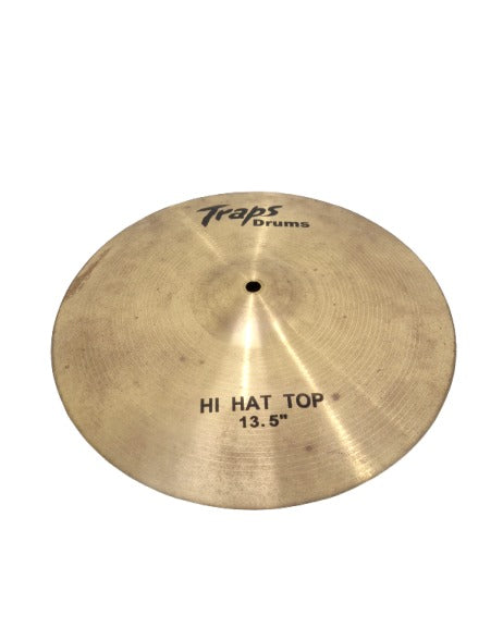 Traps Hi-Hat Cymbals 13.5' – Hi-Hat Cymbal - Good - Image 1