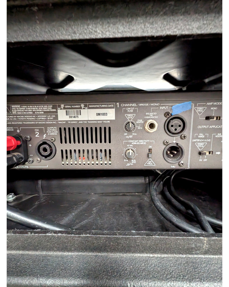 Mackie M1400 - Power Amplifier - Good w/ Hard Case - image 13