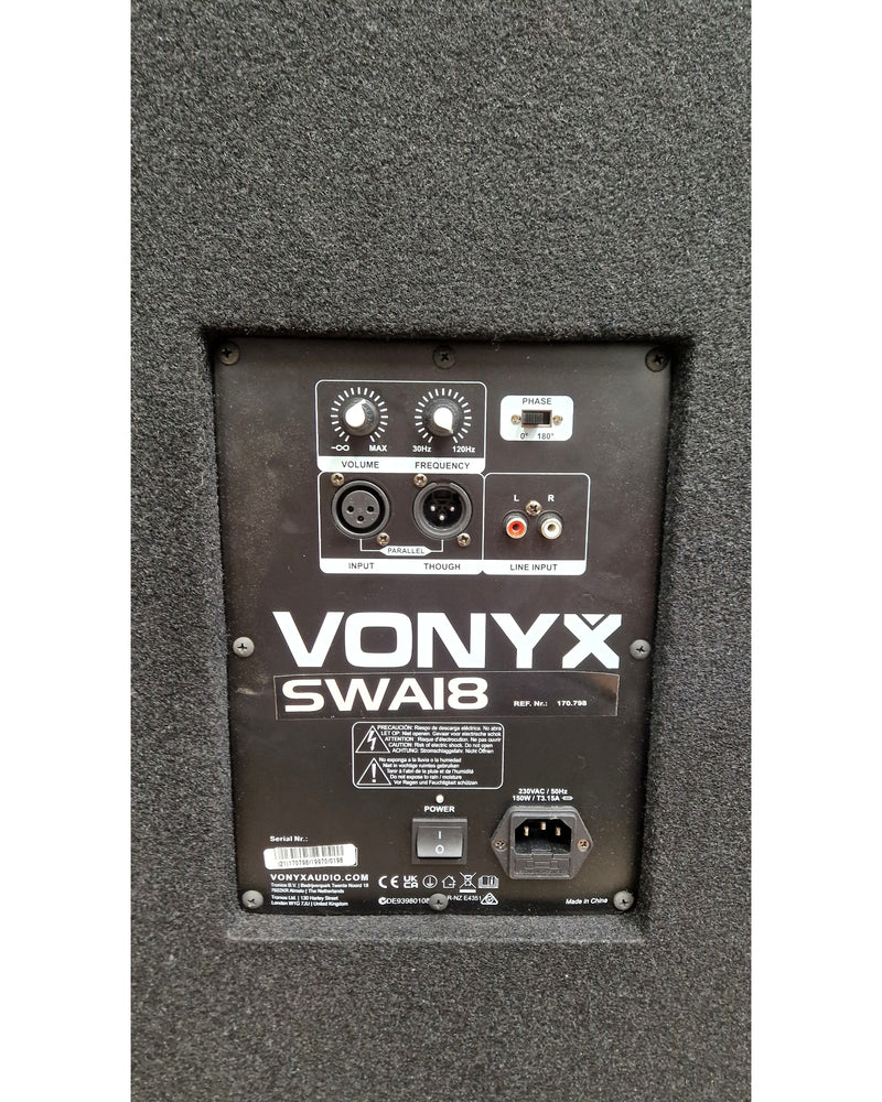 Vonyx SWA18 - Subwoofers - Black - Fair w/ Original Box - image 11