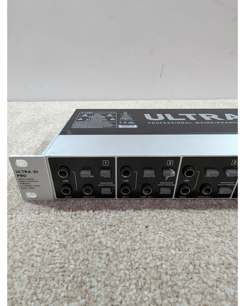 Behringer Ultra DI Pro DI800 - Audio Interface - Excellent w/ Original Box & Manuals - image 5