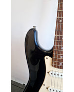 Squire Stratocaster Affinity - Black Electric Guitar - Good - Image 3
