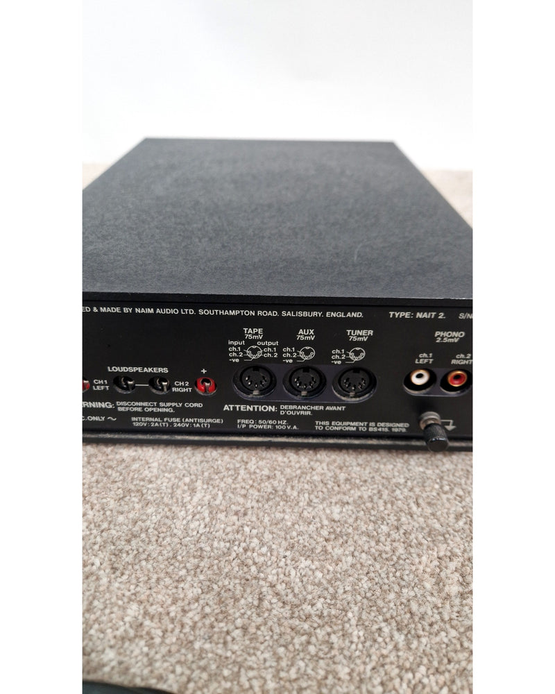 Naim NAIT 2 - Hi-Fi Amplifier - Black - Very Good - image 10