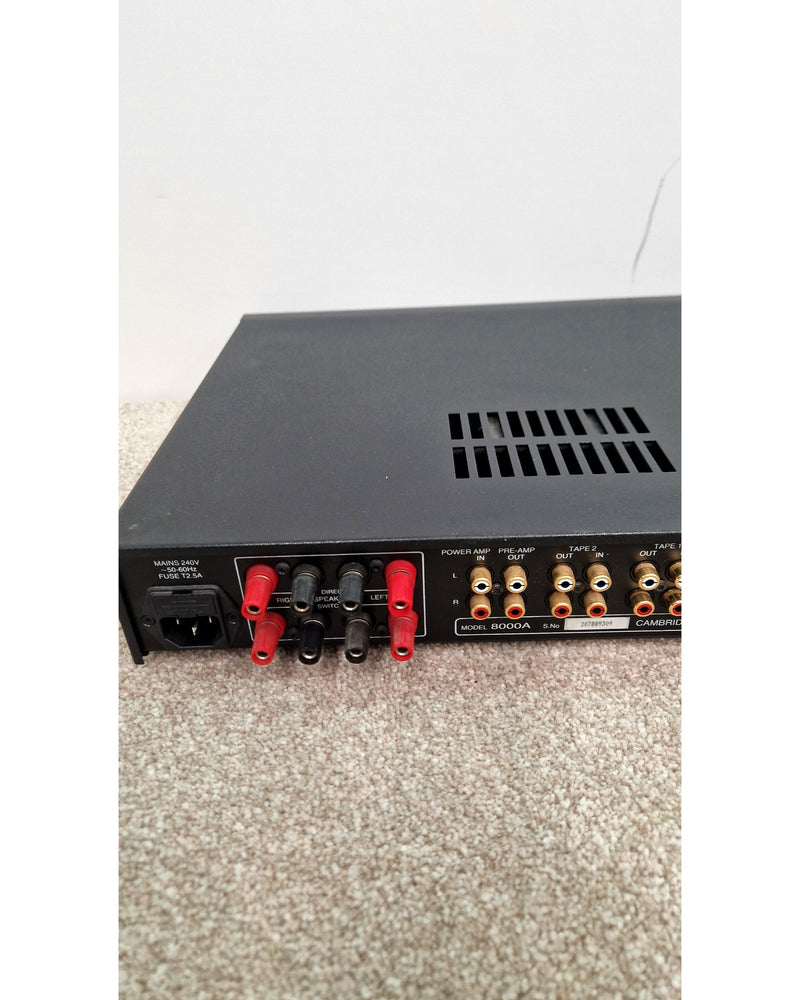 Audiolab 8000A - Hi-Fi Amplifier - Black - Fair w/ Manuals - image 3