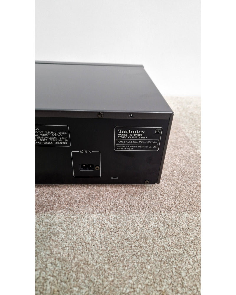 Technics RS-BX606 - Cassette Deck - Black - Very Good - image 4