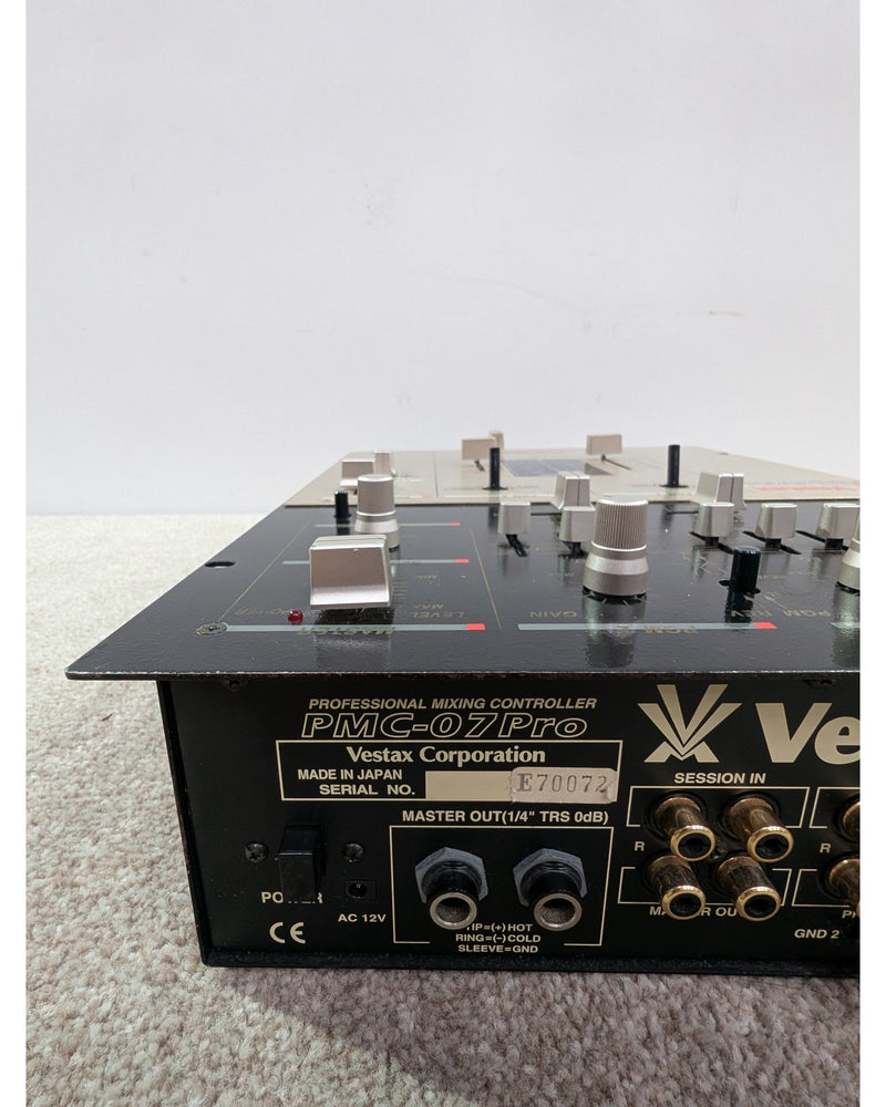Vestax PMC-07Pro - DJ Equipment - Silver/Black - Good w/ Power Supply - image 14