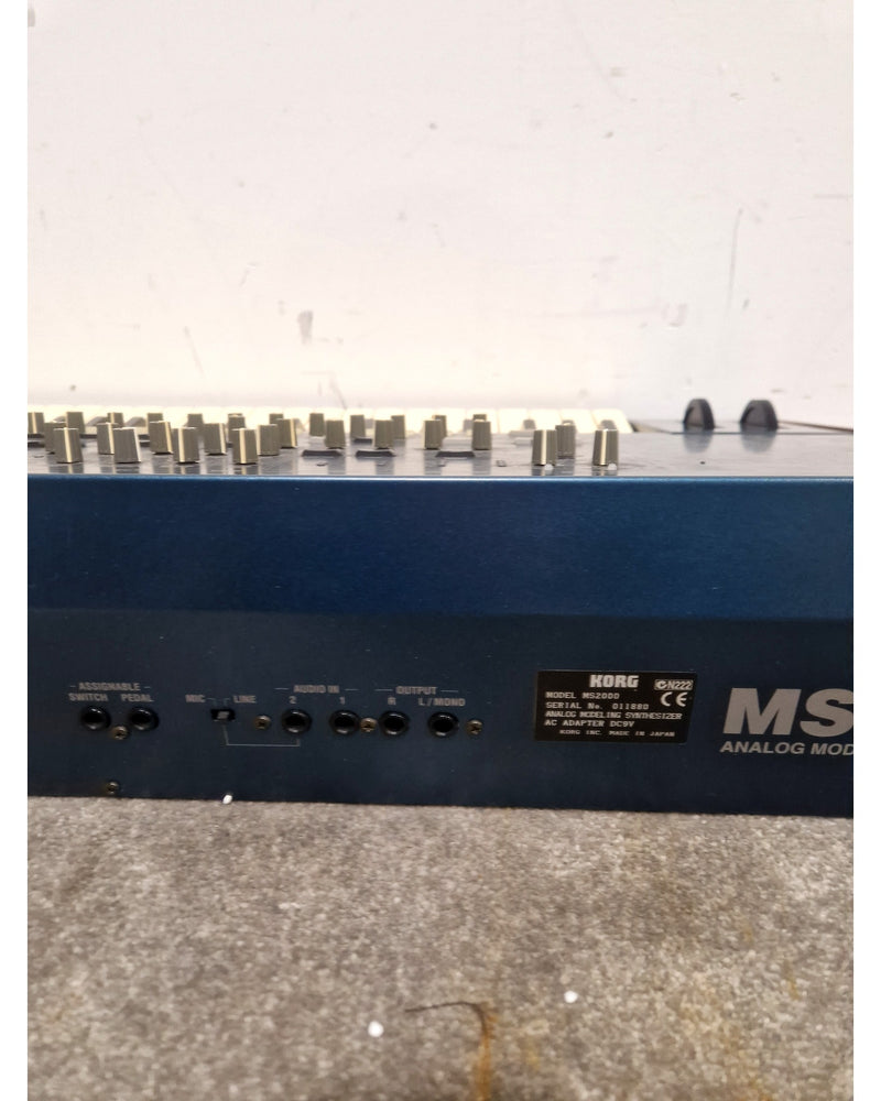 Korg MS2000 - Synthesizer Keyboards - Blue - Excellent w/ Power Supply - Image 3