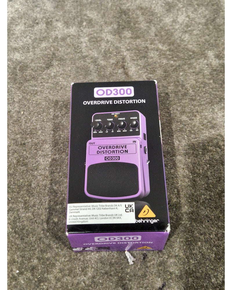 BEHRINGER OD300 Distortion - Effects Pedal - Excellent w/ Original Box & Manuals - Image 13