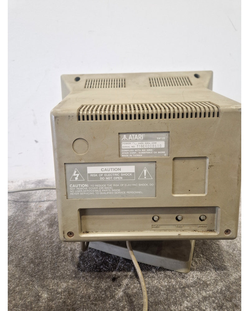 Atari SM125 Monitor - Grey – Monitor - Fair - Image 6