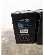 Phonic SE-206 HI-FI Speaker Pair Audio Equipment - Crisp Sound - Good - Image 8
